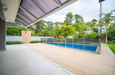 Casa com 4 quartos, sendo 4 suítes, 410 m² - venda por r$ 3.650.000 ou aluguel por r$ 25.000/mês - granja viana - vintage - cotia/sp