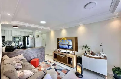 Apartamento com 2 quartos mais 1 quarto reversível, 64 m² - venda por r$ 325.000 ou aluguel por r$ 3.553/mês - centro - cotia/sp