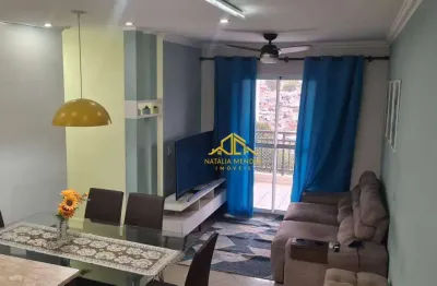 Apartamento com 3 dormitórios à venda, 66 m² por r$ 375.000,00 - parque jandaia - carapicuíba/sp
