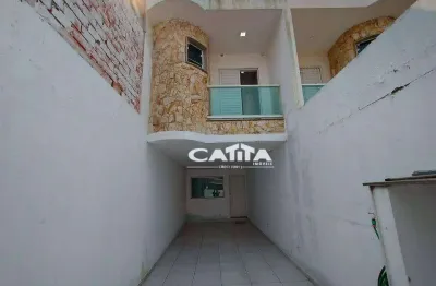Sobrado no jardim santa maria 3 dormitórios sendo 2 suítes, 2 closet, 2 vagas, 109 m²