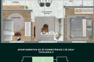 Apartamento à venda, 35 m² por r$ 305.000,00 - vila carrão - são paulo/sp