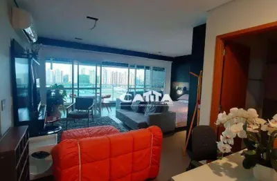 Apartamento com 1 quarto mobiliado para alugar, 57 m² por r$ 7.500/mês - jardim anália franco - são paulo/sp
