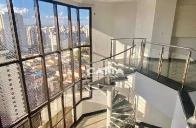 Cobertura com 4 dormitórios para alugar, 347 m² por r$ 16.127,83/mês - tatuapé - são paulo/sp