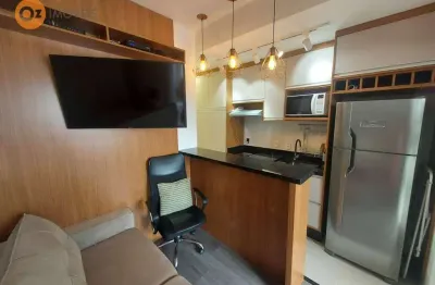 Apartamento com 1 dormitório para alugar, 28 m² por r$ 2.938,98/mês - vila yara - osasco/sp