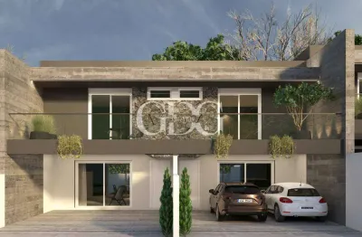Sobrados de 155 m² com entrada individual à venda no bairro cinquentenário, em caxias do sul – rs.