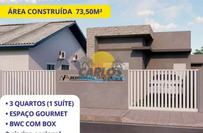 Casa com 3 quartos à venda na são paschoal, 53, balneário ipacaraí, matinhos por r$ 485.000