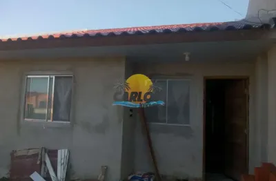 Casa com 2 quartos à venda na rua holanda, 11, balneário junara, matinhos por r$ 140.000