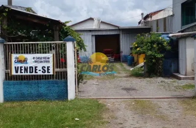 Barracão / galpão / depósito à venda na rua paranaguá, 10441, balneário caravelas, matinhos por r$ 650.000