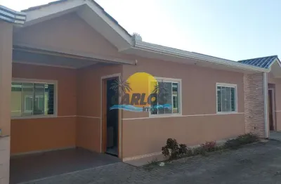 Casa em condomínio fechado com 2 quartos à venda na rua argentina, 418, balneário marajó, matinhos por r$ 250.000