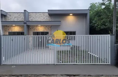 Casa com 2 quartos à venda na governador luiz parigot de souza, 640, balneário junara, matinhos por r$ 380.000