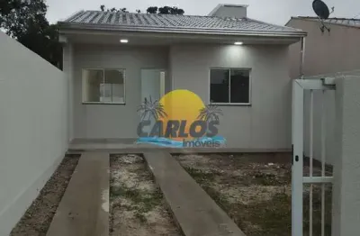 Casa com 2 quartos à venda na rua 15, 1, saint etiene, matinhos por r$ 310.000