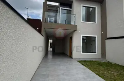 Sobrado para venda em araucária, porto das laranjeiras, 3 dormitórios, 1 suíte, 4 banheiros, 1 vaga