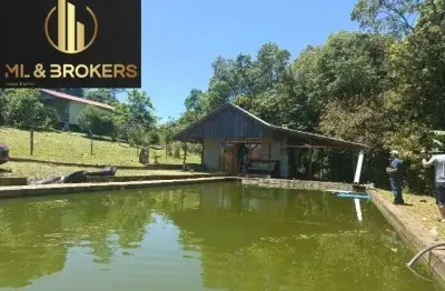 Chácara contenda cond fechado/02 casas/tanque peixe