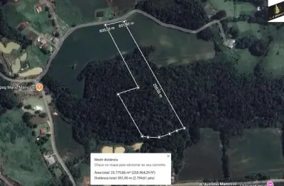 23.000m2/limpa e cercada/ótima localização/ideal investidores