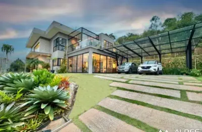 Casa em condomínio fechado com 4 quartos à venda no parque do imbui, teresópolis , 303 m2 por r$ 4.200.000