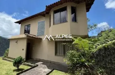 Casa em condomínio fechado com 5 quartos à venda no carlos guinle, teresópolis , 212 m2 por r$ 1.100.000