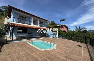 Casa em condomínio fechado com 2 quartos à venda no albuquerque, teresópolis , 150 m2 por r$ 750.000