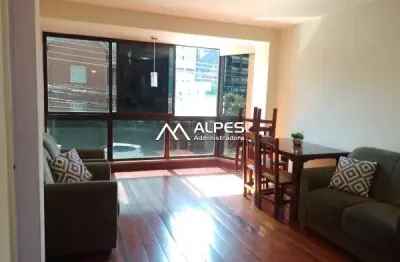Excelente apartamento de 2 quartos próximo a faculdade, mobiliado. prédio com elevador e garagem.