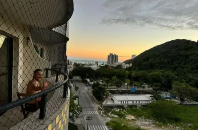 Apartamento para venda em guarujá, jardim tejereba, 2 dormitórios, 1 banheiro, 1 vaga