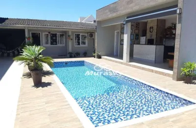 Casa com 3 dormitórios para alugar, 185 m² por diária - cohapar - guaratuba/pr