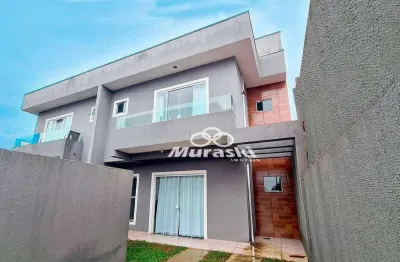 Sobrado à venda, 104 m² por r$ 499.000,00 - brejatuba - guaratuba/pr