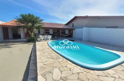 Casa com 4 dormitórios para alugar para temporada - nereidas - guaratuba/pr