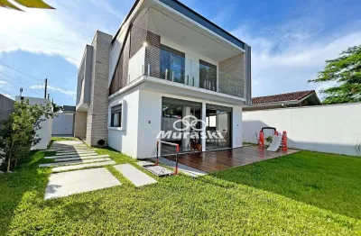 Casa com 3 dormitórios à venda, 224 m² por r$ 1.590.000,00 - cohapar - guaratuba/pr