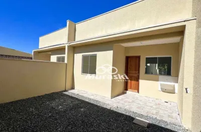 Casa com 2 dormitórios à venda, 49 m² por r$ 245.000,00 - nereidas - guaratuba/pr