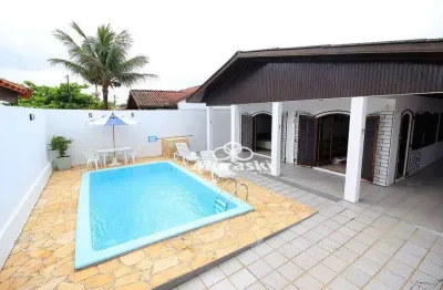 Casa com 3 dormitórios à venda, 180 m² por r$ 695.000,00 - nereidas - guaratuba/pr