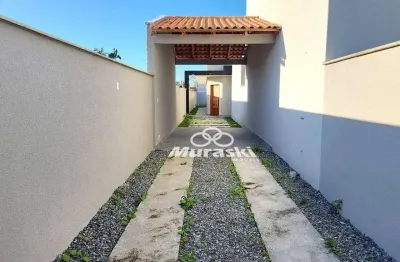 Casa com 2 dormitórios à venda, 78 m² por r$ 400.000 - eliana - guaratuba/pr