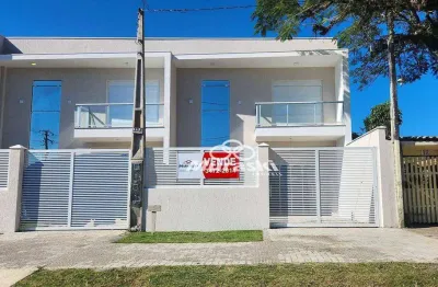 Sobrado com 3 dormitórios à venda, 110 m² por r$ 450.000,00 - cohapar - guaratuba/pr