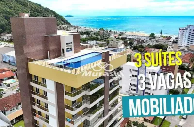 Apartamento com 3 dormitórios à venda por r$ 3.700.000,00 - centro - guaratuba/pr
