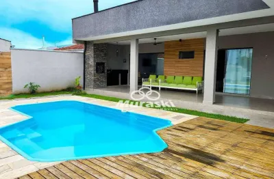 Casa com 2 dormitórios à venda, 100 m² por r$ 800.000,00 - nereidas - guaratuba/pr