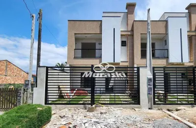 Sobrado com 3 dormitórios à venda, 102 m² por r$ 620.000,00 - cohapar - guaratuba/pr