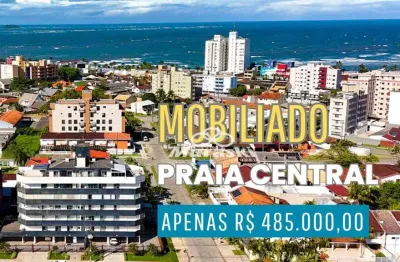 Apartamento com 2 dormitórios à venda, 56 m² por r$ 485.000,00 - centro - guaratuba/pr