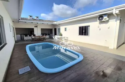 Casa com 4 dormitórios para alugar, 225 m² por diária - nereidas - guaratuba/pr