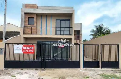 Casa com 3 dormitórios à venda, 120 m² por r$ 780.000,00 - brejatuba - guaratuba/pr