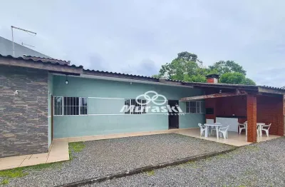 Casa com 2 dormitórios para alugar, 60 m² por r$ 350,00/dia - nereidas - guaratuba/pr