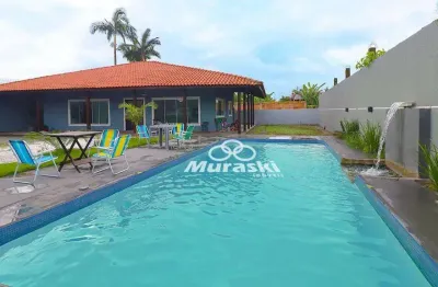 Casa com 3 dormitórios para alugar, 300 m² por r$ 800,00/dia - piçarras - guaratuba/pr