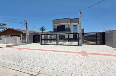 Sobrado com 3 dormitórios à venda, 137 m² por r$ 830.000,00 - balneario eliana - guaratuba/pr