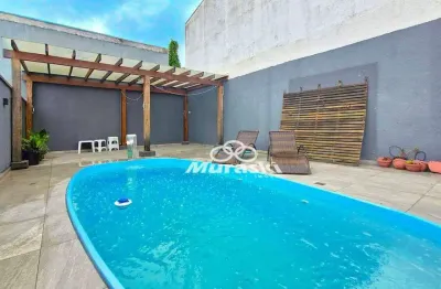 Locação mensal - casa com 2 dormitórios para alugar, com piscina por r$ 2.970/mês - eliana - guaratuba/pr