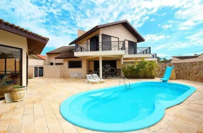 Casa com 5 dormitórios para alugar, 735 m² por r$ 2.500,00/dia - brejatuba - guaratuba/pr