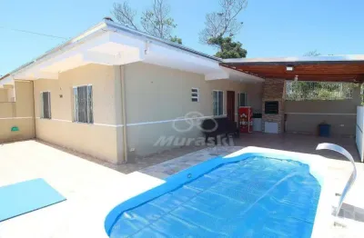 Casa com 3 dormitórios para alugar, 63 m² por r$ 750,00/dia - eliana - guaratuba/pr