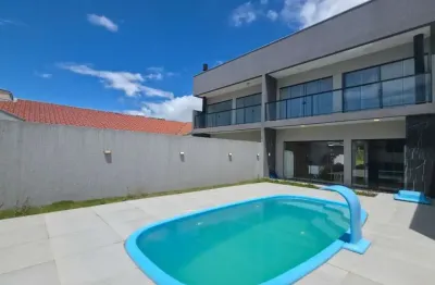 Sobrado com piscina para alugar por r$ 1.000/dia - eliana - guaratuba/pr