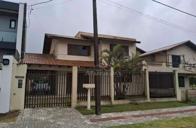 Sobrado frente mar com 4 dormitórios para alugar por r$ 1.600/dia - brejatuba - guaratuba/pr