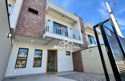 Sobrado com 3 dormitórios à venda, 96 m² por R$ 695.000,00 - Brejatuba - Guaratuba/PR