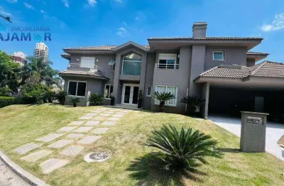 Casa com 4 dormitórios para alugar, 510 m² por r$ 45.000,00/mês - 18 do forte - santana de parnaíba/sp
