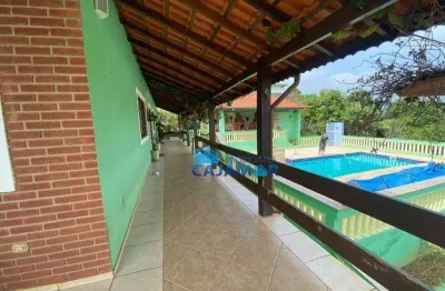Chácara com 3 dormitórios à venda, 1610 m² por r$ 750.000,00 - ponunduva - cajamar/sp