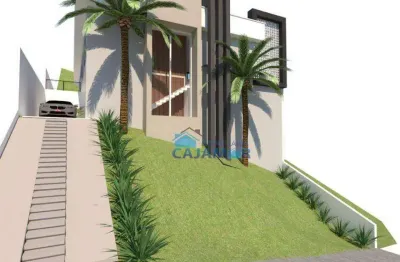 Casa com 4 dormitórios à venda, 318 m² por r$ 2.300.000 - alpes dos araçás (jordanésia) - cajamar/sp