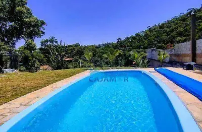 Chácara com 3 dormitórios à venda, 1000 m² por r$ 550.000 - ponunduva - cajamar/sp